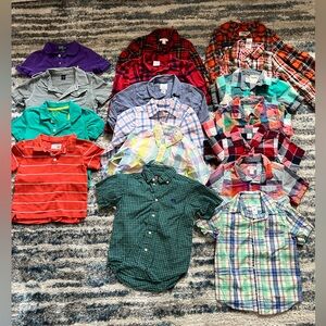 4t Boys bundle Lot: 17 Button Down Shirt / Polos and 4 Pair Shorts